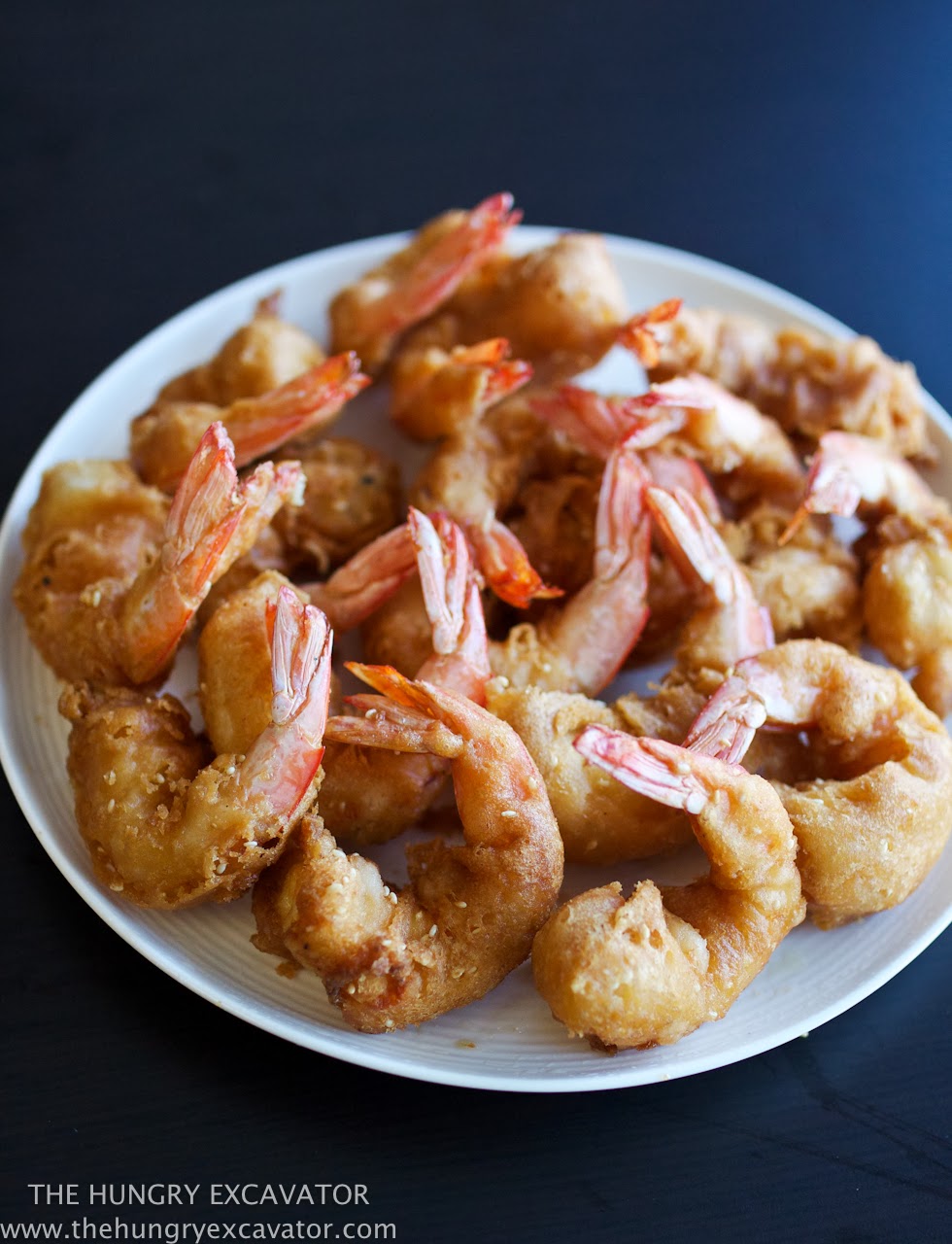 Deep fried sale prawns